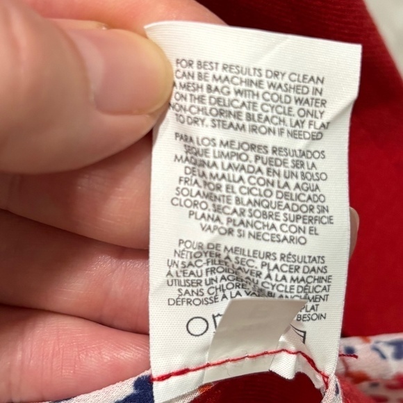 CABi Valentine Red Linen Blend Jacket, Style 5472, Size Medium - Picture 8 of 11